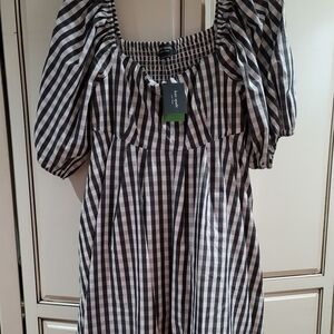 Kate spade black and white dress